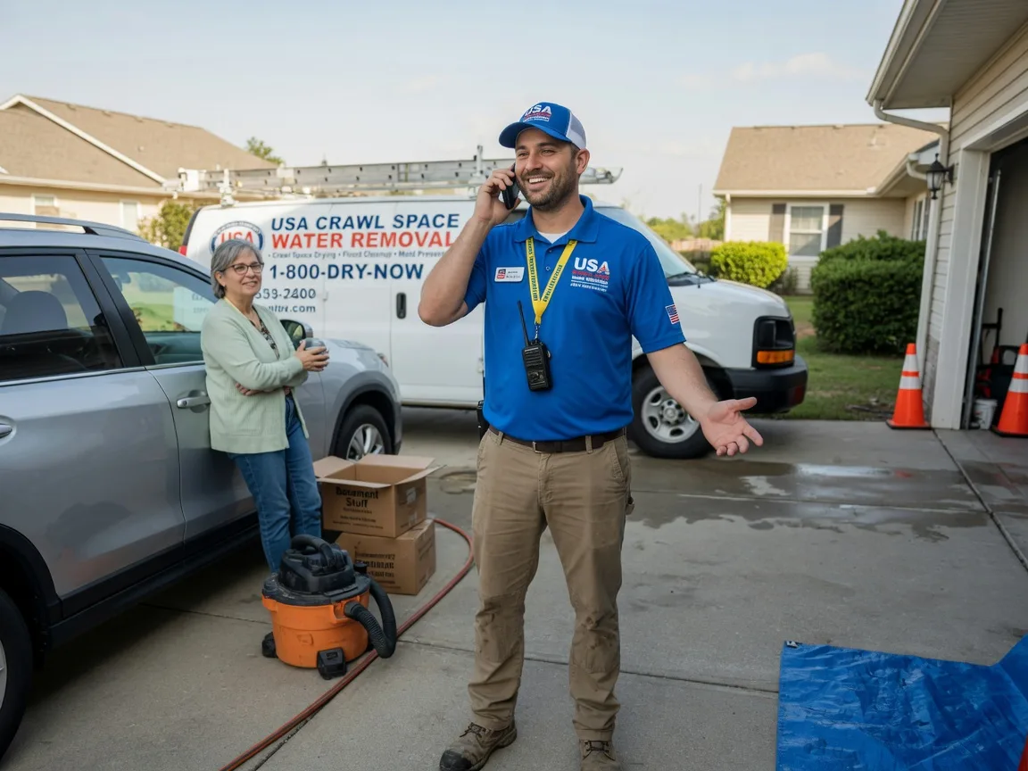 Crawl Space Water Removal Hitchita, OK FAQs
